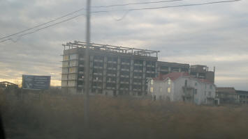Abandonded block of flats near Feodosia Crimea